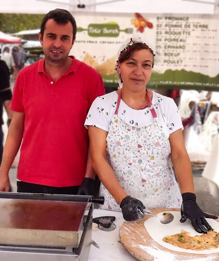 Tolie Börek, plats d'Anatolie à retrouver sur les marchés de Haute-Savoie