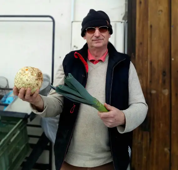 Thierry Rambosson, maraîcher de légumes, pommes et poires bio à Feigères Haute-Savoie